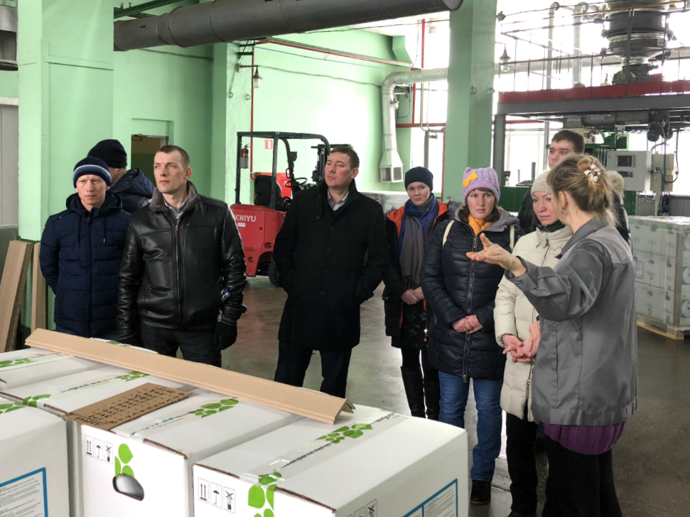 O delegație din Udmurtia a vizitat fabrica Augusta din Vournary